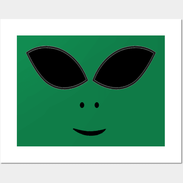 Eyes Aliens Emoji Wall Art by albaley